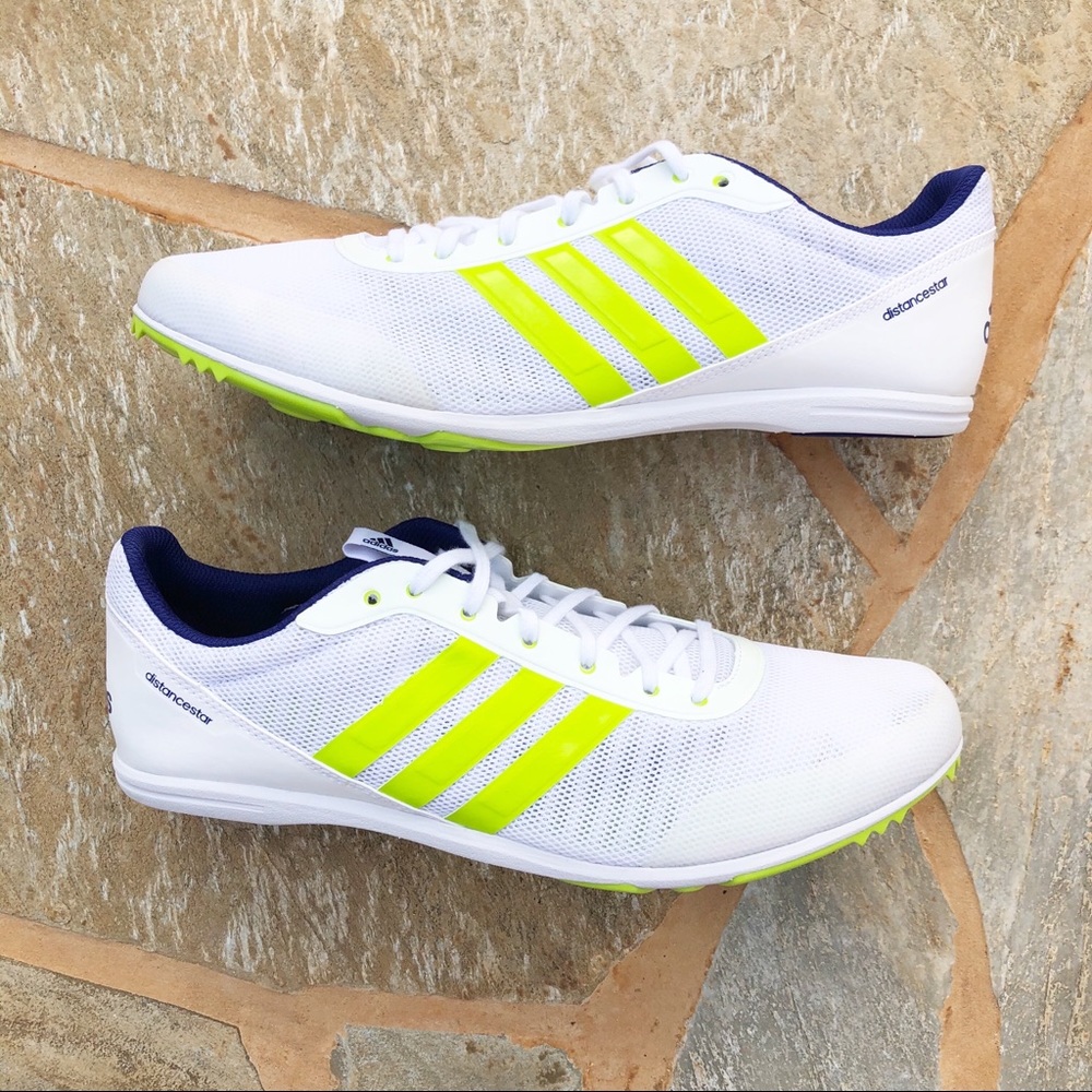 Adidas Distancestar White Track Running‎ Shoes 12